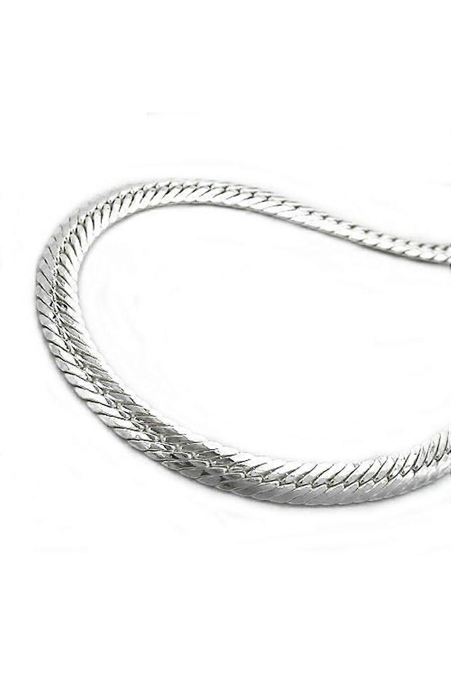 Necklace Oval Herringbone Chain Silver 925 50cm - Gl106001-50