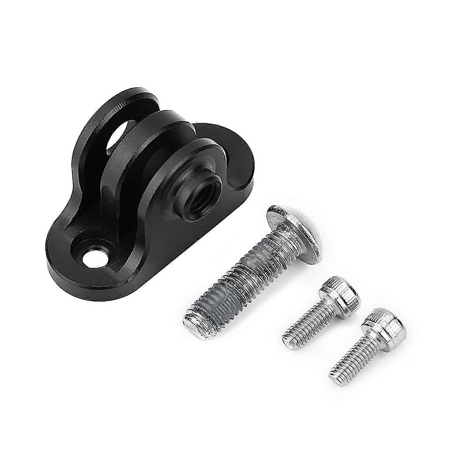 Bicycle Computer Metal Bracket Camera Adapter Mount for Gopro (Black)