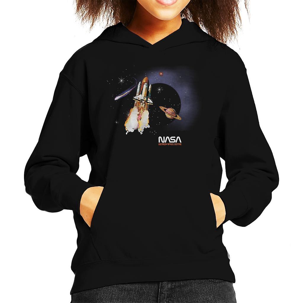 NASA Kennedy Space Centre Rocket Blast Kid's Hooded Sweatshirt