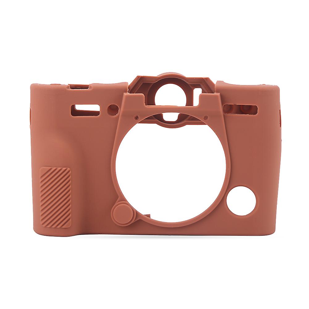 Lightweight and durable silicone camera case, protective case for Fujifilm XT10 XT20 (coffee)