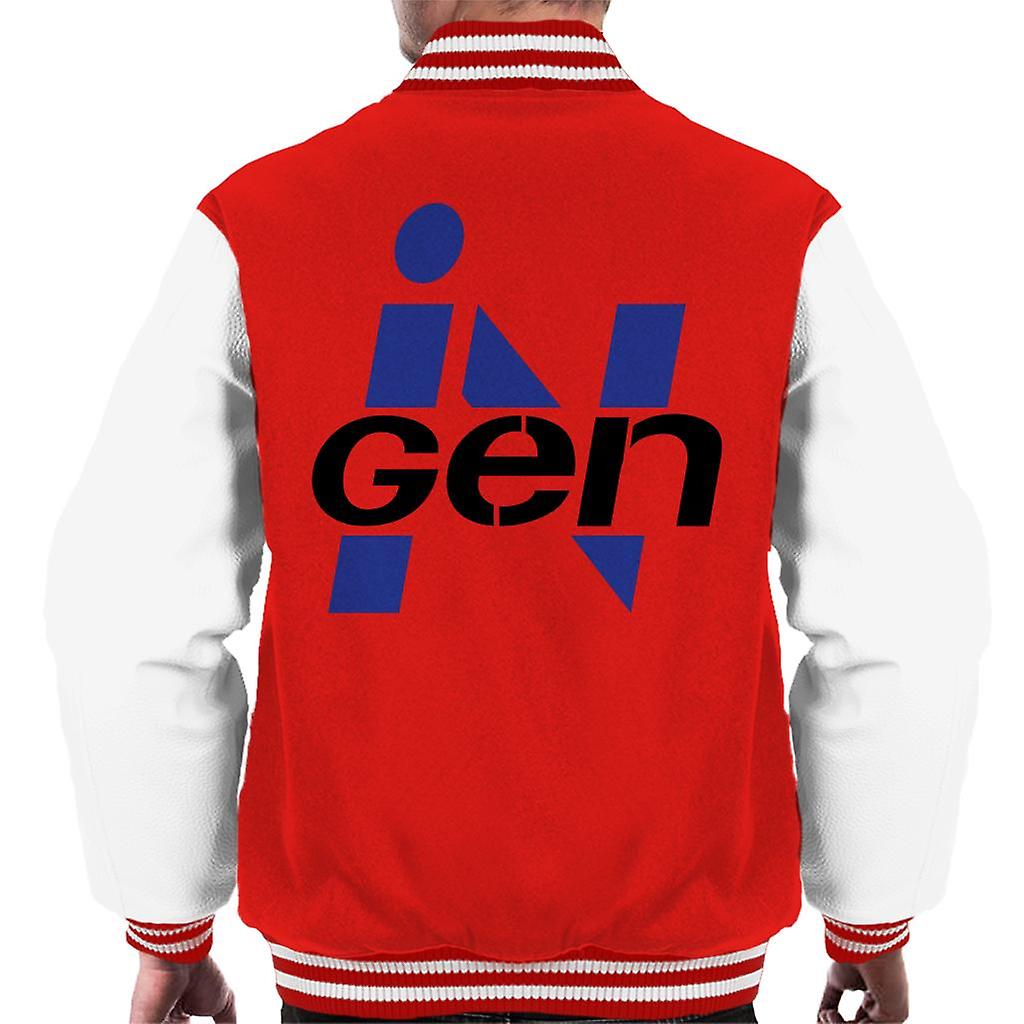 Jurassic Park Ingen Classic Blue Logo Men's Varsity Jacket