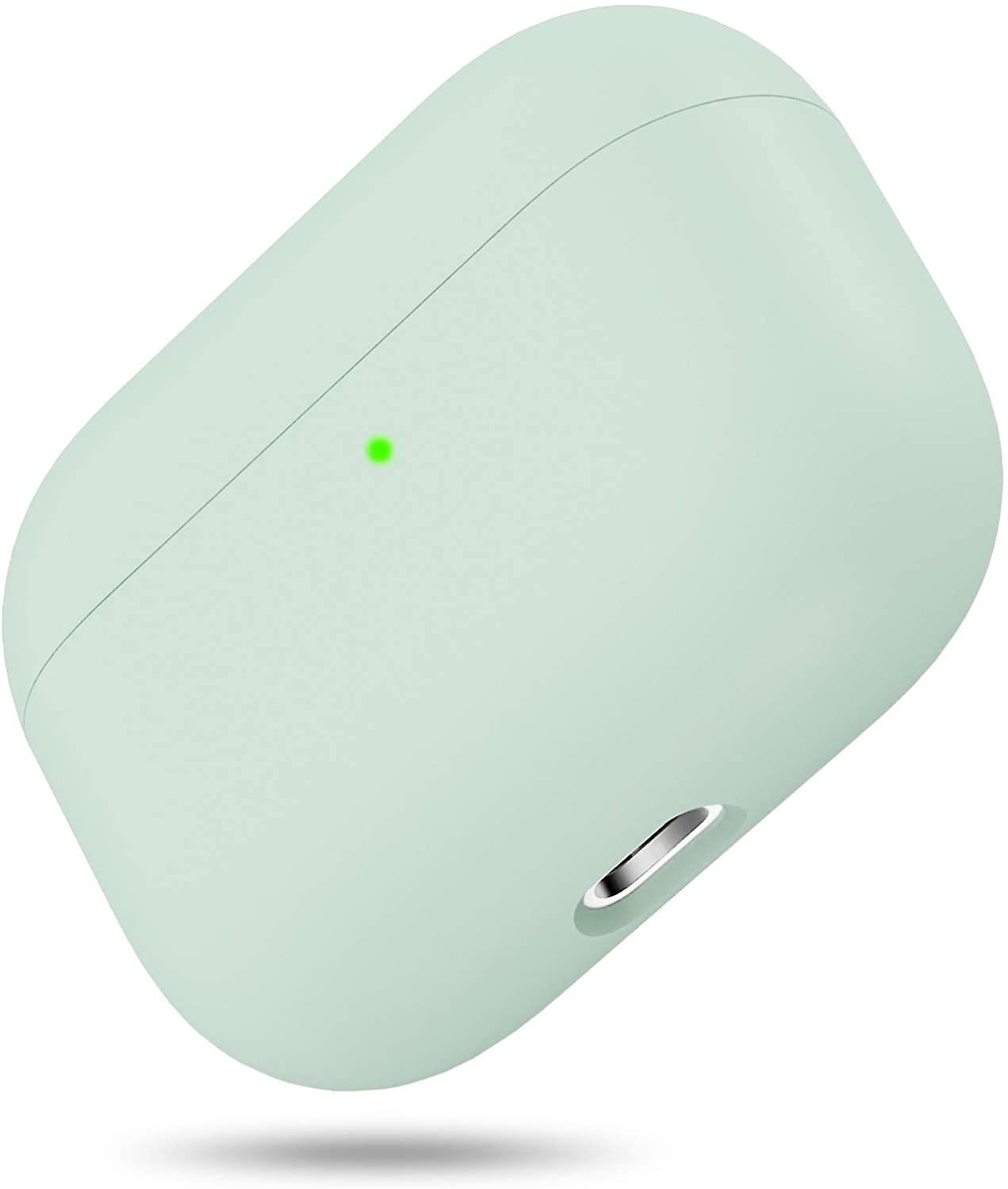Triple Layer Hybrid Protective Hard Case Compatible with Apple AirPods Pro (Light Green)