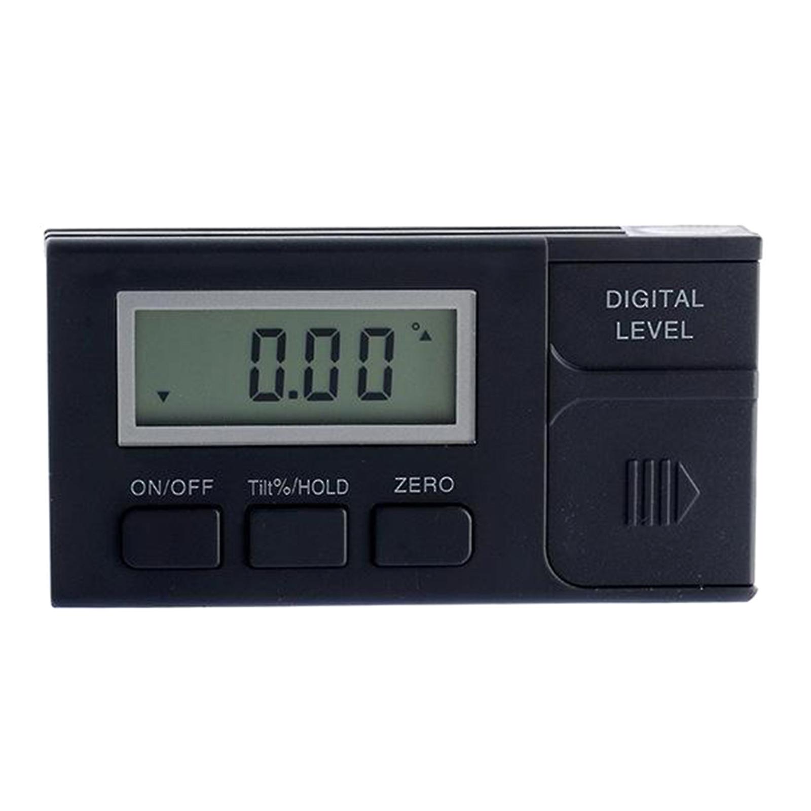 Digital Bevel Box with Data Hold 4X90 Portable Protractor Inclinometer Level