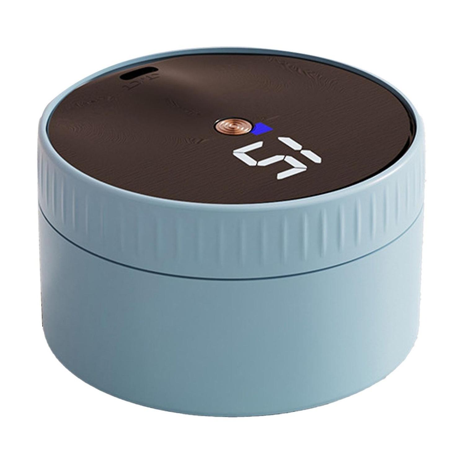 Electric Gua Sha Massager with Hot Compress and Negative Pressure Cupping Function - Gradient Blue