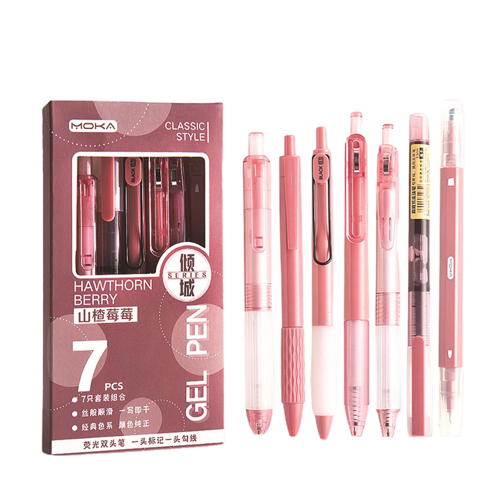 Student School Work Pen 0.5mm Writing Practice Calligraphy Pen for School Office