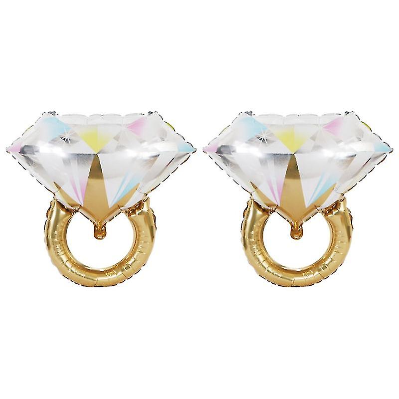 2pcs Wedding Ring Balloons