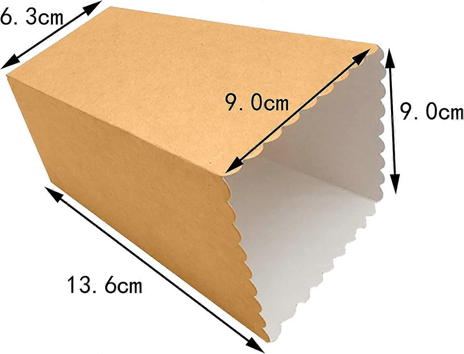20 Pack Popcorn Boxes, Popcorn Box Candy Container, Kraft Paper Popcorn Boxes for Party Snacks, Candy, Popcorn and Favors