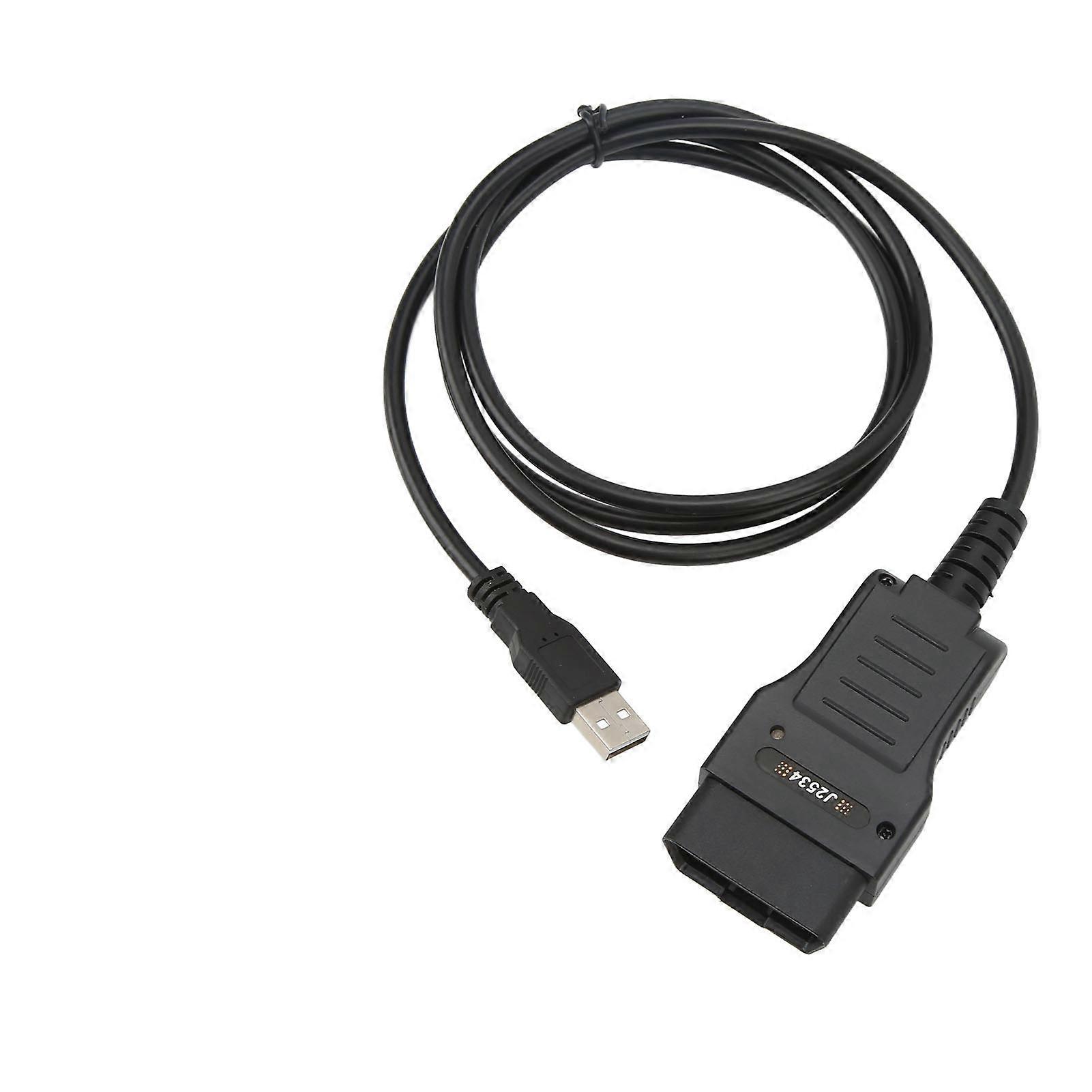 for HDS 16Pin OBDII Diagnostic Interface Cable Active Test Tool with LED Status Indicator for 19962010 Vehicles E2U411