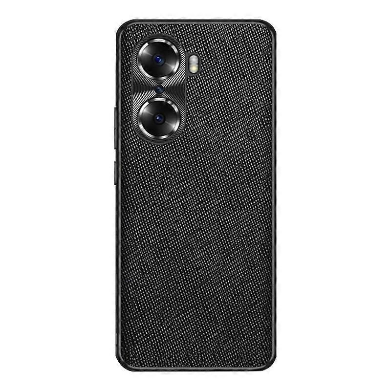 Cross Texture PU Phone Case For Honor 60