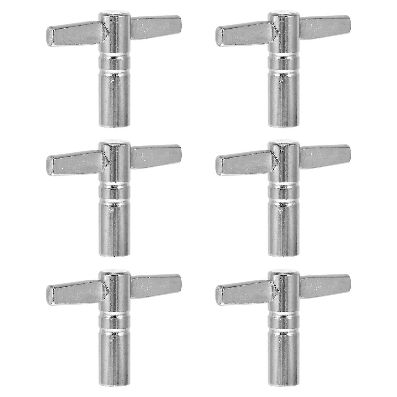 6Pcs Drum Keys Drum Tuning Keys Drum Set Adjustment Wrench Instrument Tool
