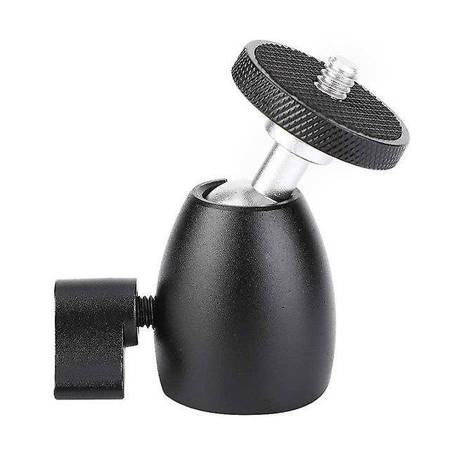 Mini Ball Head Q39 360 Degree Rotating Panoramic Aluminum Tripod Head With 1/4 Inch Screw Hole For Dslr Camera Camcorder