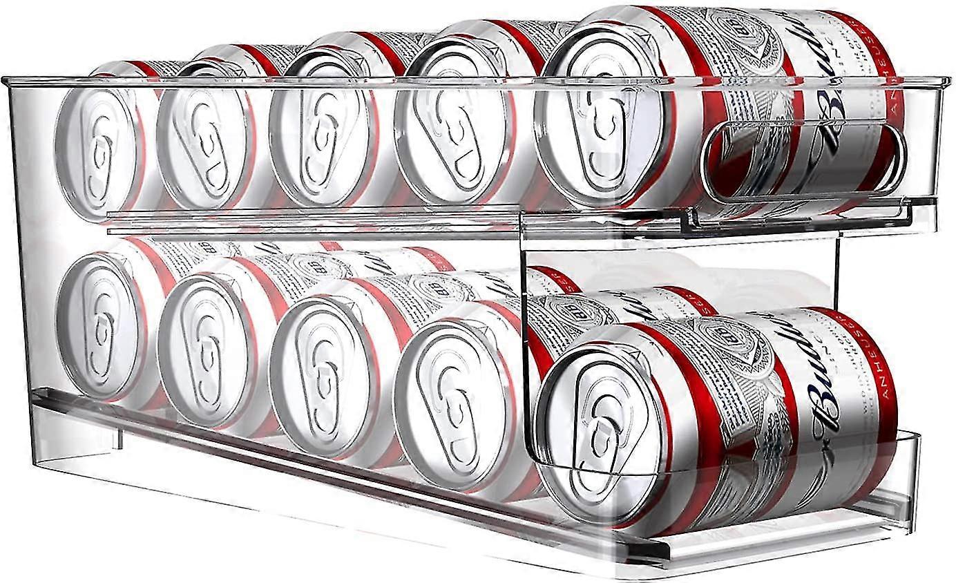 Rolling Can Dispenser Fridge Beer Can Organiser Soda Can Dispenser For Fridge