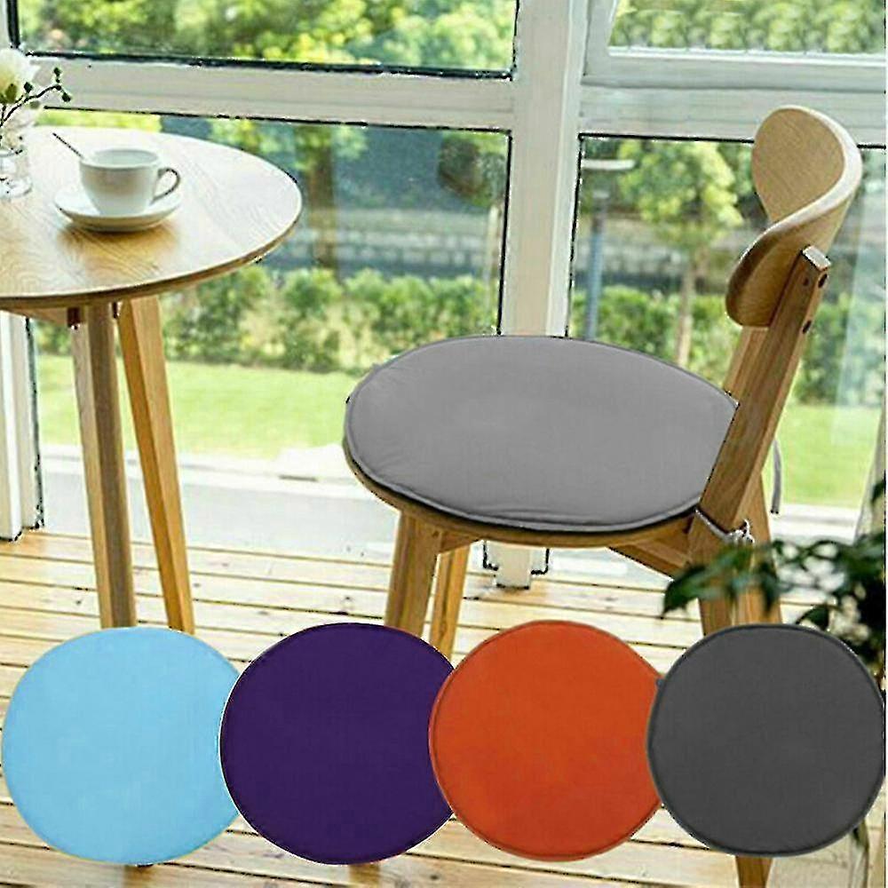 Chaises rondes simples Coussins de siège Coussins avec sangles Cravate sur chaise Jardin intérieur