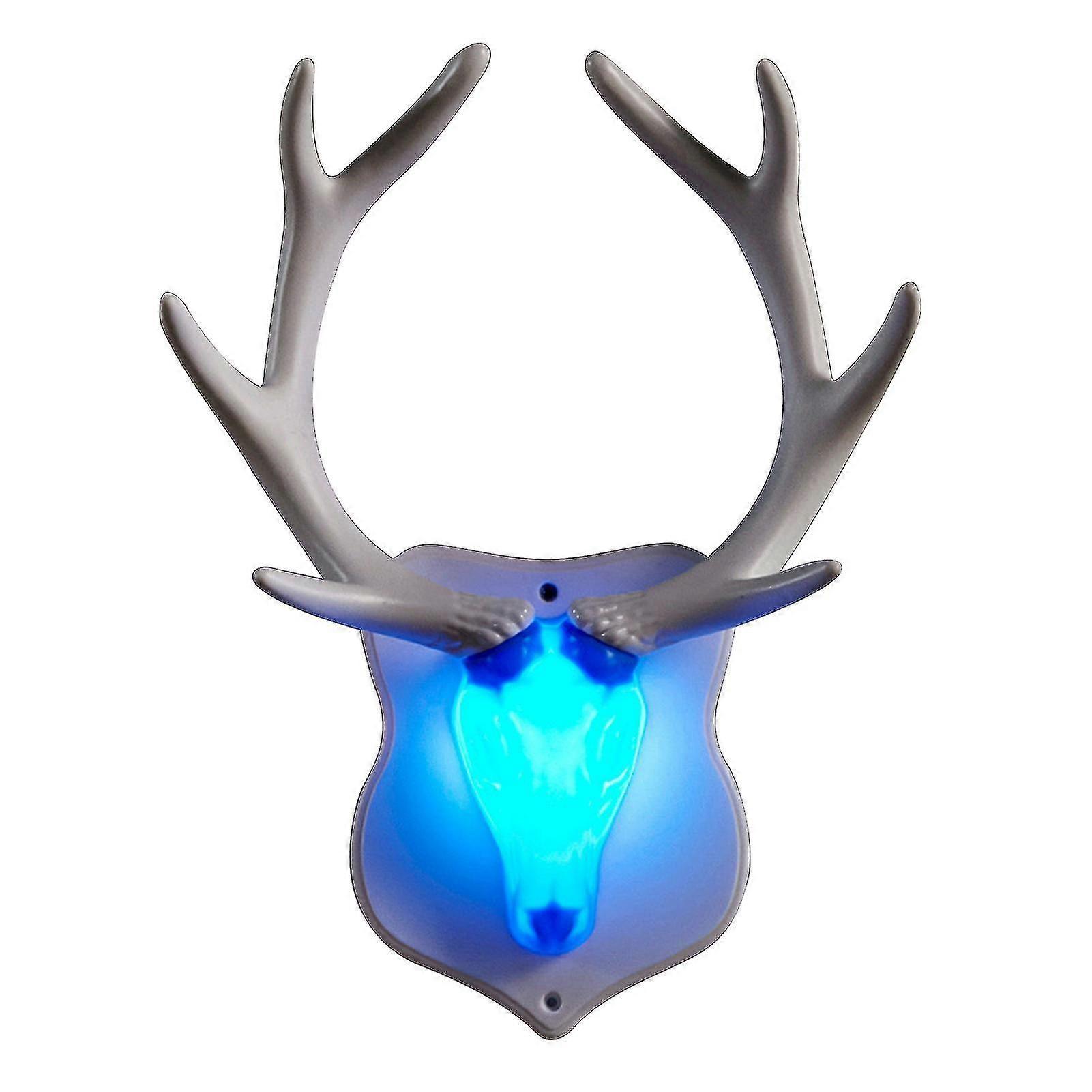 Farfi קיר אור אפקט חזותי רב שימושי abs ראש צבי קרן הצבי מנורת תלייה לקיר לסלון