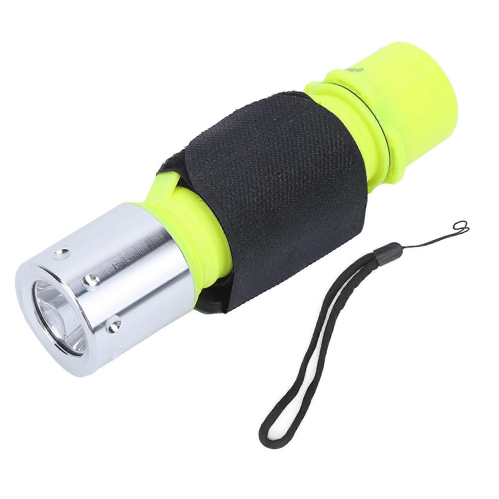 Diving Flashlight Ipx8 Waterproof Portable Professional Rechargeable Led Diving Light