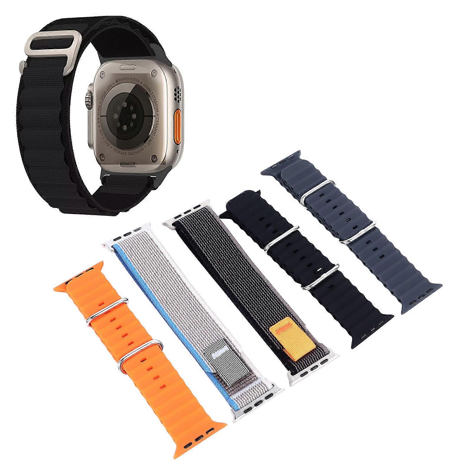 5db hurok okosóra szíj divatos állítható nylon óraszíj csere tartozék az IWatch-hez