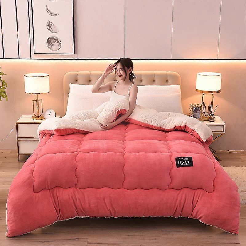 Fluffy King Size Comforter Set Super Soft Sherpa Comforter for King Size Bed