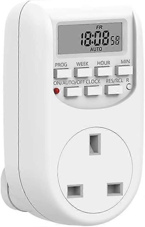 Digital Electrical Timer Plug Socket Outlet 10a Programmable Timer Multifunction Switch Socket