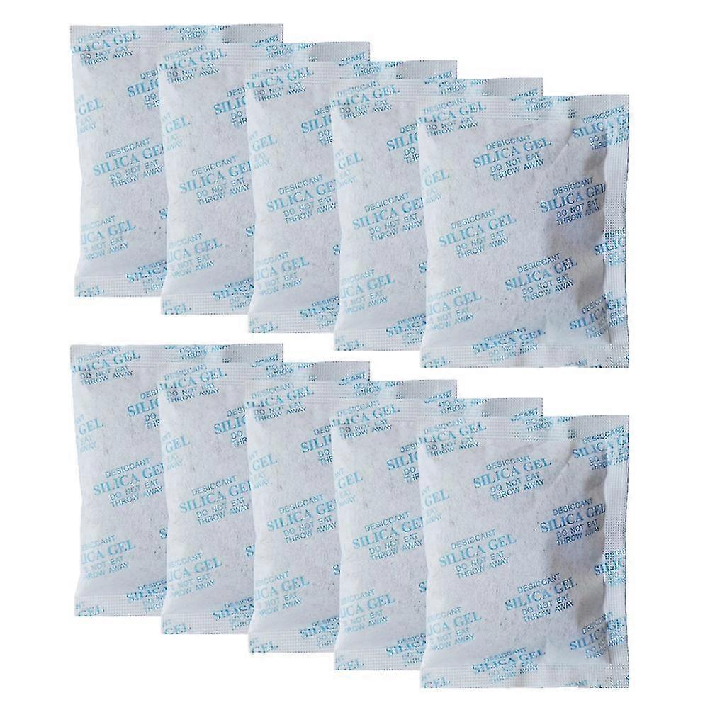 100pcs 10g Silica Gel Desiccant Moisture Absorber Dry Damp-proof Corrosion Prevention(sky-blue)