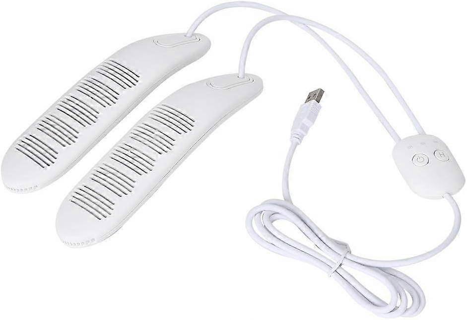 مجفف أحذية USB ، مجفف أحذية محمول 5 فولت آلة تجفيف حذاء توقيت ذكي (أبيض)