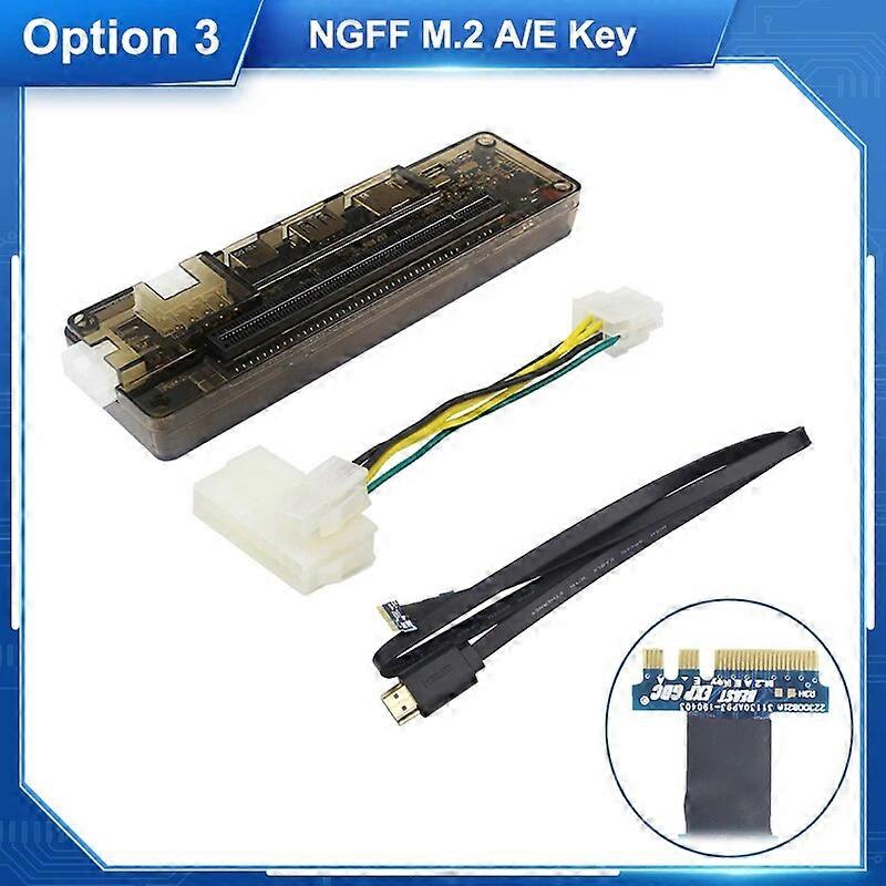 EXP GDC for Laptop External Graphics Card Notebook PCIE Dock Video Card Optional Mini PCI E NGFF M.2 A E Key Expresscard