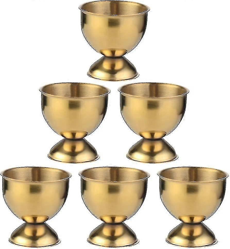 6 Stück Eierständer Edelstahl Eierhalter Eierschale Eierschale für Ei
