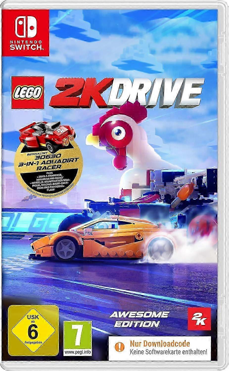 Lego 2K Drive - Awesome Edition (Code in a Box)(French Box) Switch Game
