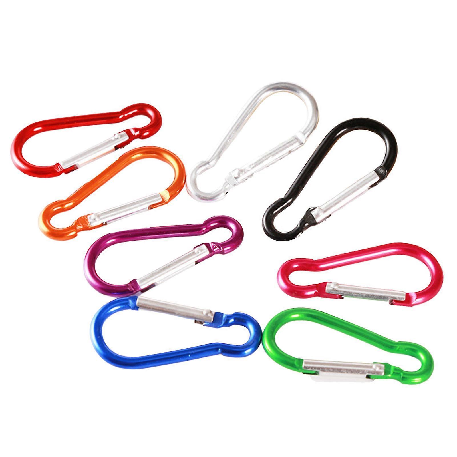 ヘビーデューティカラビナクリップスプリングスナップフッククイックリンクハンモック犬用安全コネクタリーシュハーネスキーホルダー