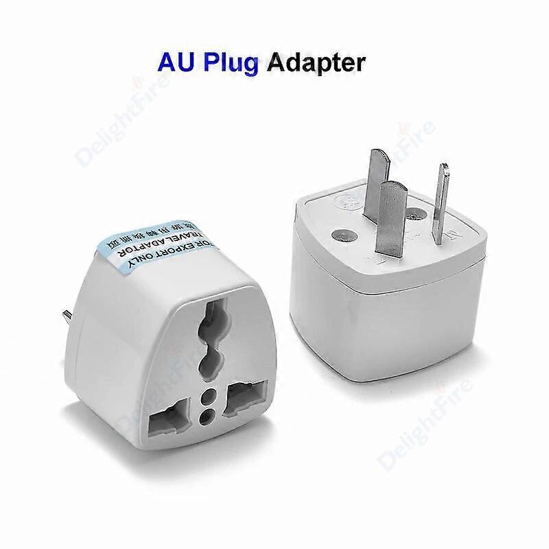 1pc מתאם תקע AU אוניברסלי האיחוד האירופי האירופי ארה"ב בריטניה ל 3 / 2 פינים אוסטרליה מתאם מתח נסיעות שקע תקע שקע חשמלי