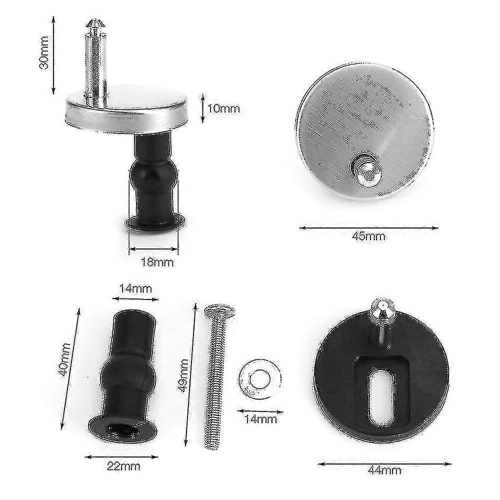 Fix Wc Toilet Seat Hinge Fittings Quick Release Hinges Kit