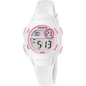 Reloj de mujer Calypso Junior Collection - K5831-1 Correa de silicona blanca