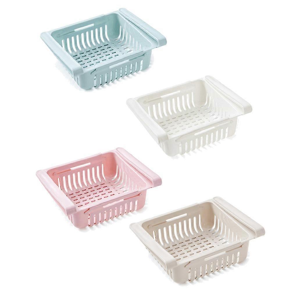 Retractable Refrigerator Partition Layer Multi-purpose Finishing Storage Rack Fresh Partition Storag