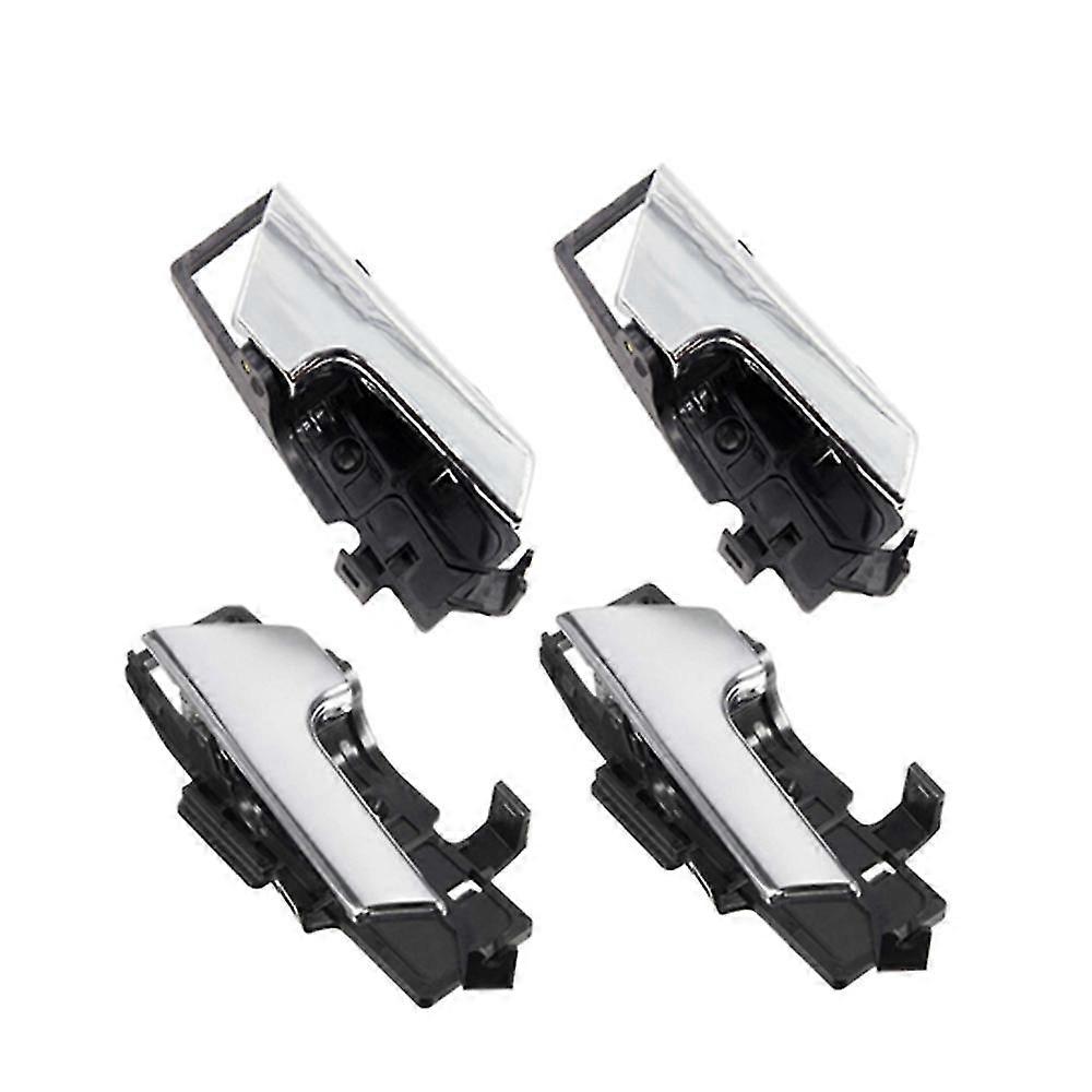 4 Pcs Interior Door Handle For Chevrolet Aveo 2007-2011 Aveo5 2009-2011 Pontiac G3 2009 96462710 Ca