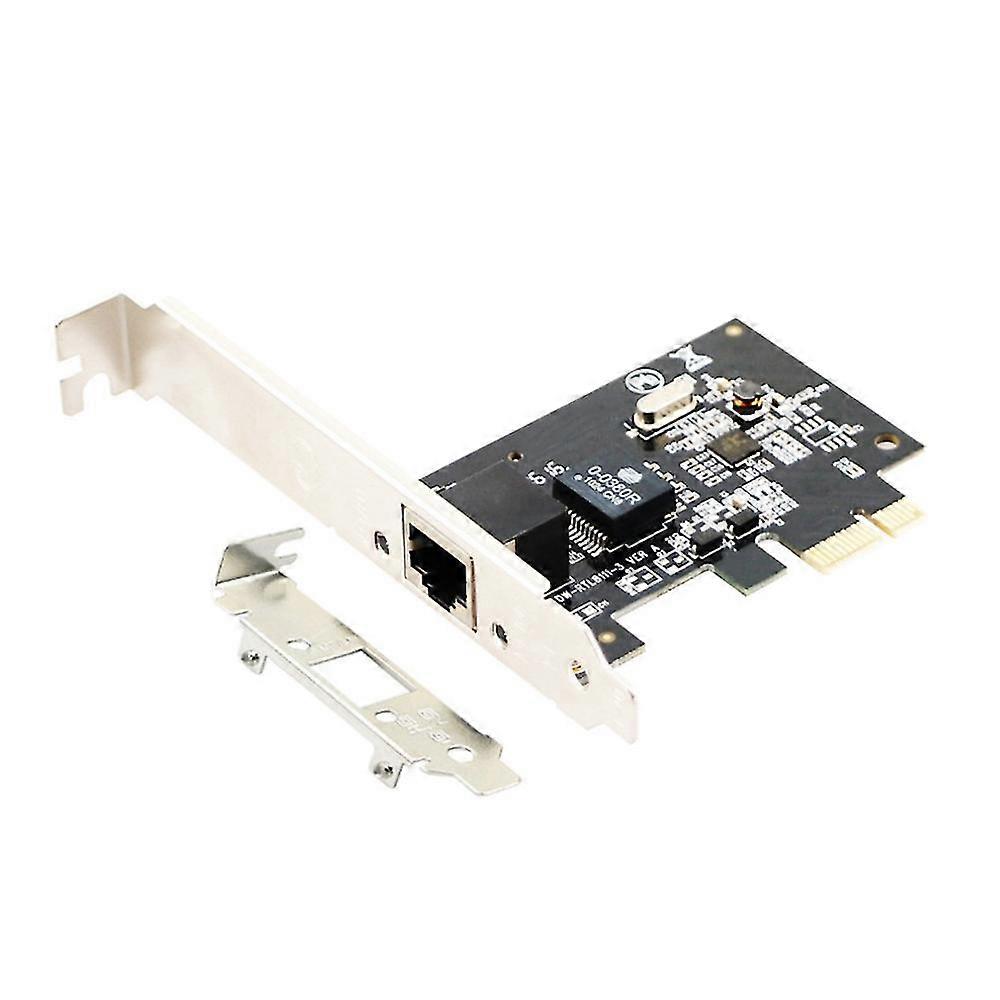 Driver-free Pci-e Gigabit Network Card Rtl8111e Desktop Server Computer Black Group Hui Convergence