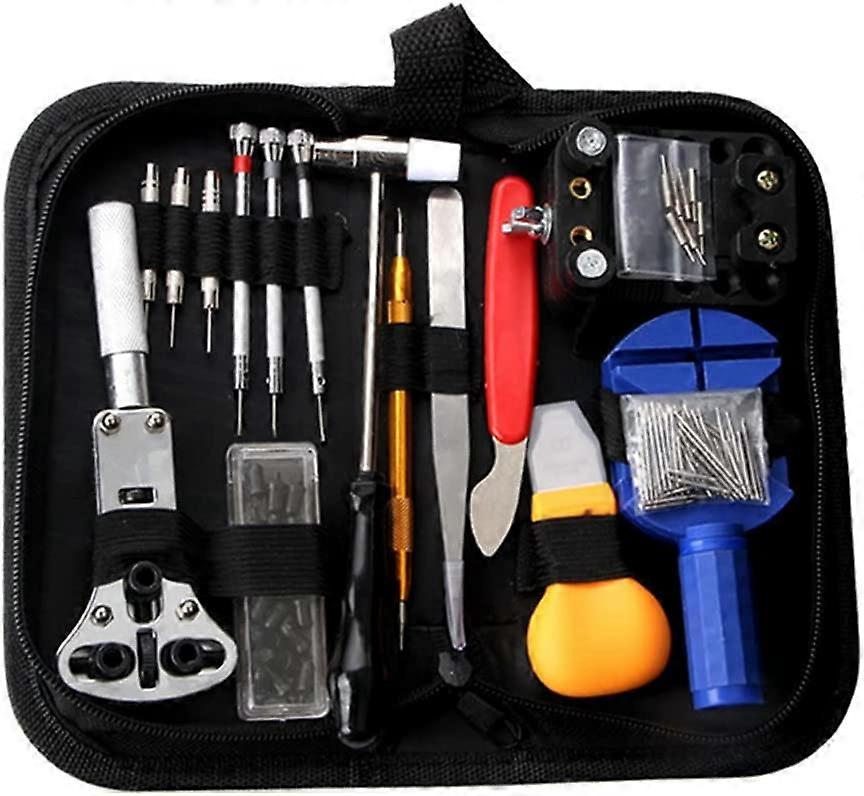 147 Pcs Watch Repair Tool Kit, Professional Spring Bar Tool Set, Watch Band Link Pin Tool Set with Carrying Case