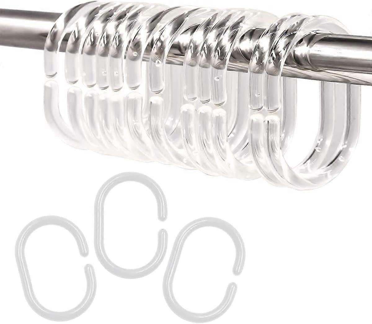 24-pack duschdraperiringar - (klar)