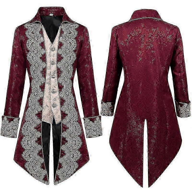Steampunk jakke gotisk viktoriansk kjole frakk uniform