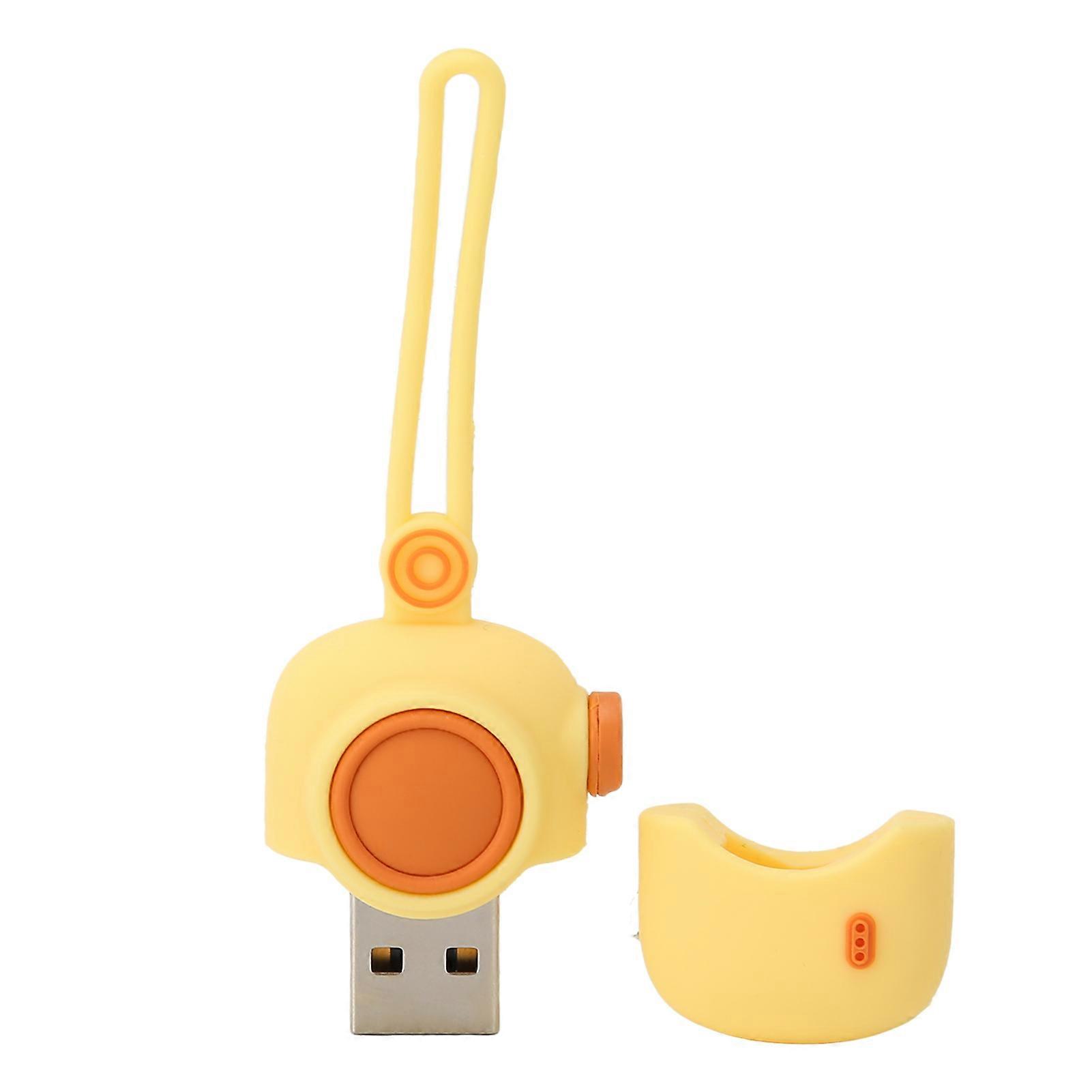 Cartoon U Disk Support Hot Swap Plug and Play USB2.0 Flash Disk USB Stick for Mobile Phone Computer Yellow 128G