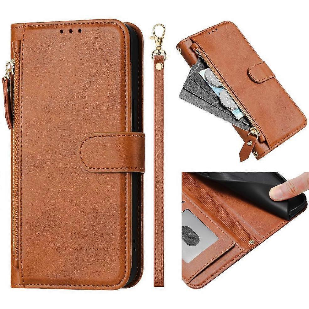 Flip Case for iphone Se iphone Se 2 רוכסן מחזיק כרטיס פו עור מגנטי