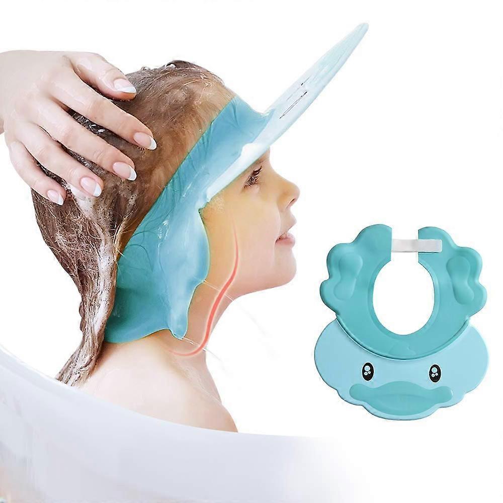 Baby Shower Cap with Ear Protection Adjustable Waterproof