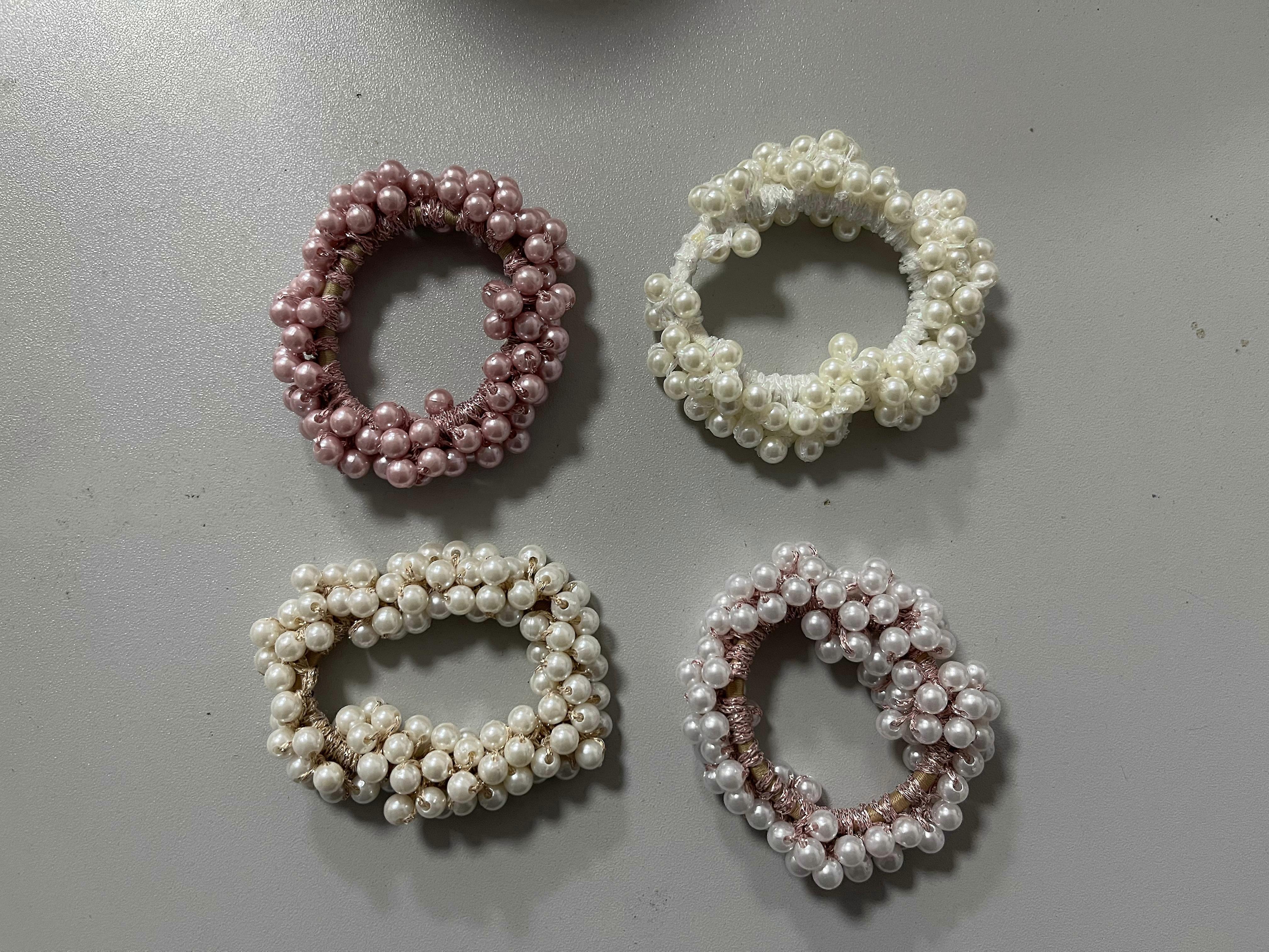 TCGG-Lazo para el cabello de perla