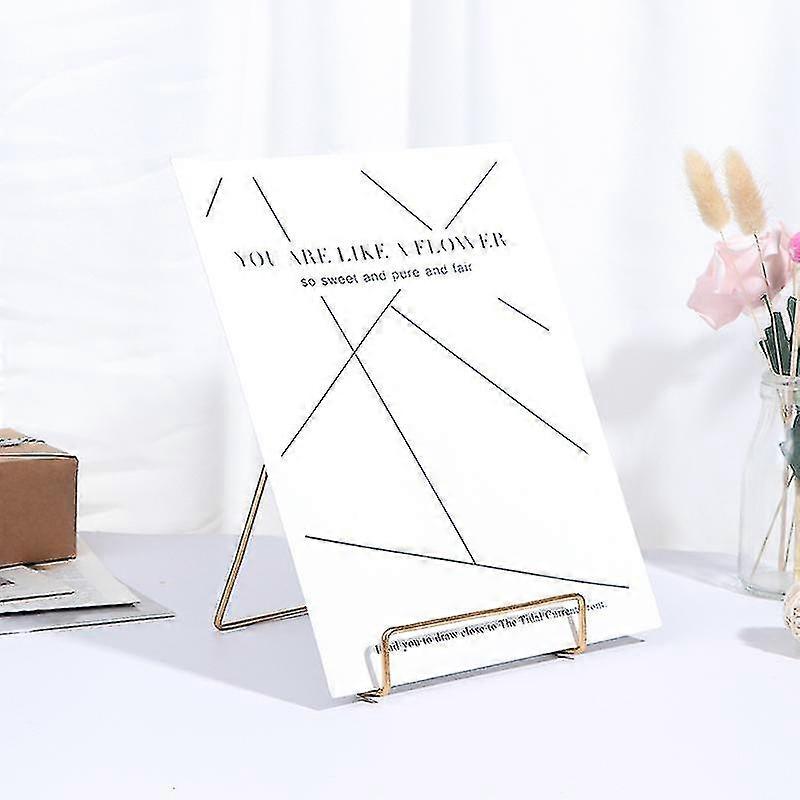 Iron Art Display Stand Dish Rack Plate Bowl Picture Frame Book Holder Home Decor