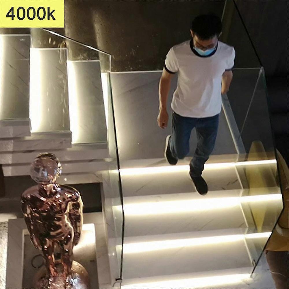 led pir stairs lights wallled stairs lights PIR Motion Sensor COB LED Light Strip 11-30 Step Stair Smart Controller Dimming