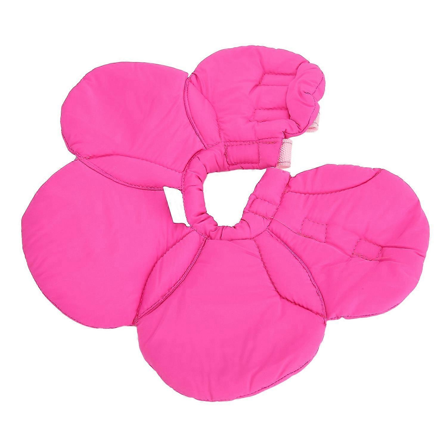 Pet Recovery Collar Adjustable Lightweight Prevent Licking Sunflower Shape Cute Dog Elizabeth Collar