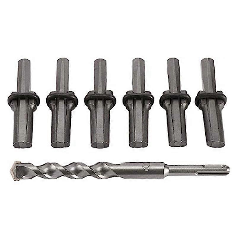 Stone Splitter Hand Tool Kit Stone Splitter with Drill Bit Tools for Splitting Rock Concrete Marble