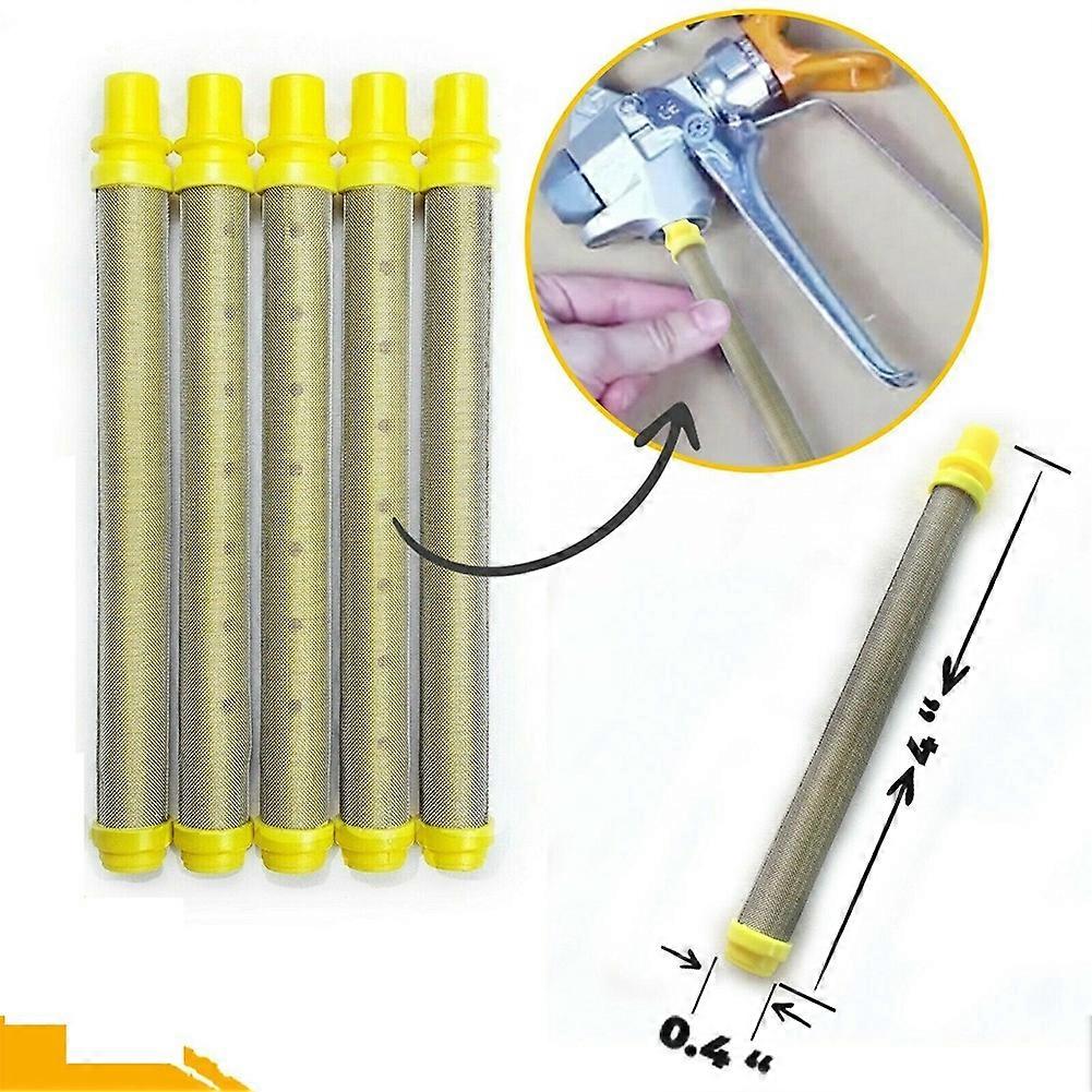 5pcs Spray Gun Filter100 Mesh Replacement Gun Filter For Airless Spray Machine Accessories Gun Filter Repair Tools
