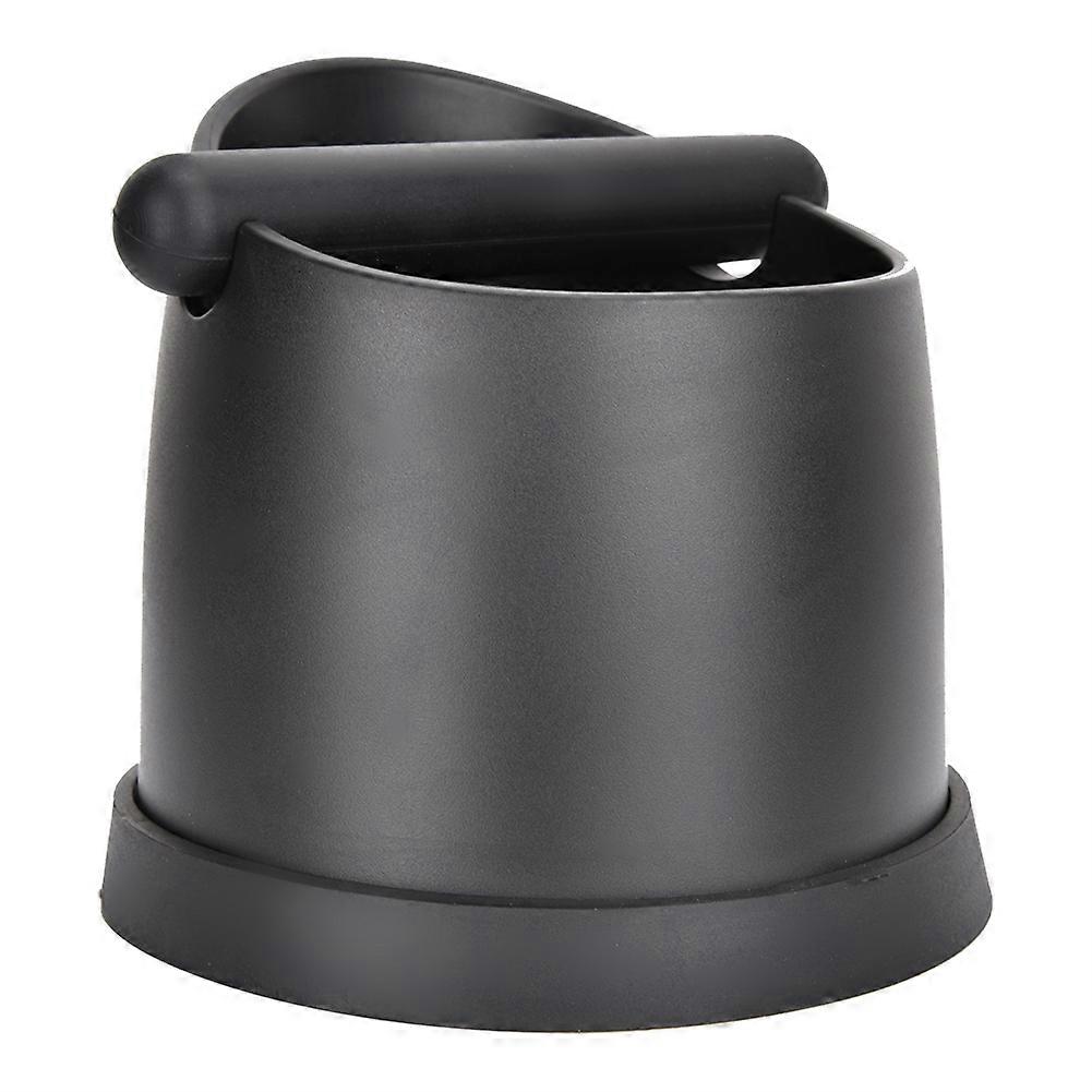 Espresso Grounds Knock Box (Black) - Large Plastic Bin