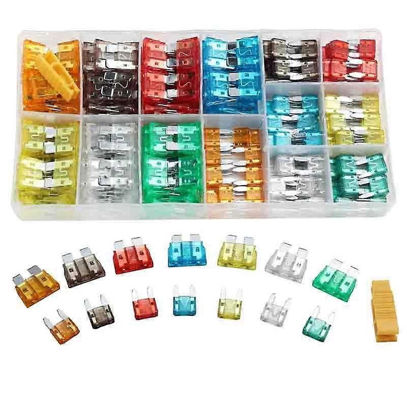 220PCS/set Assorted Mixed Standard Car Auto Fuse