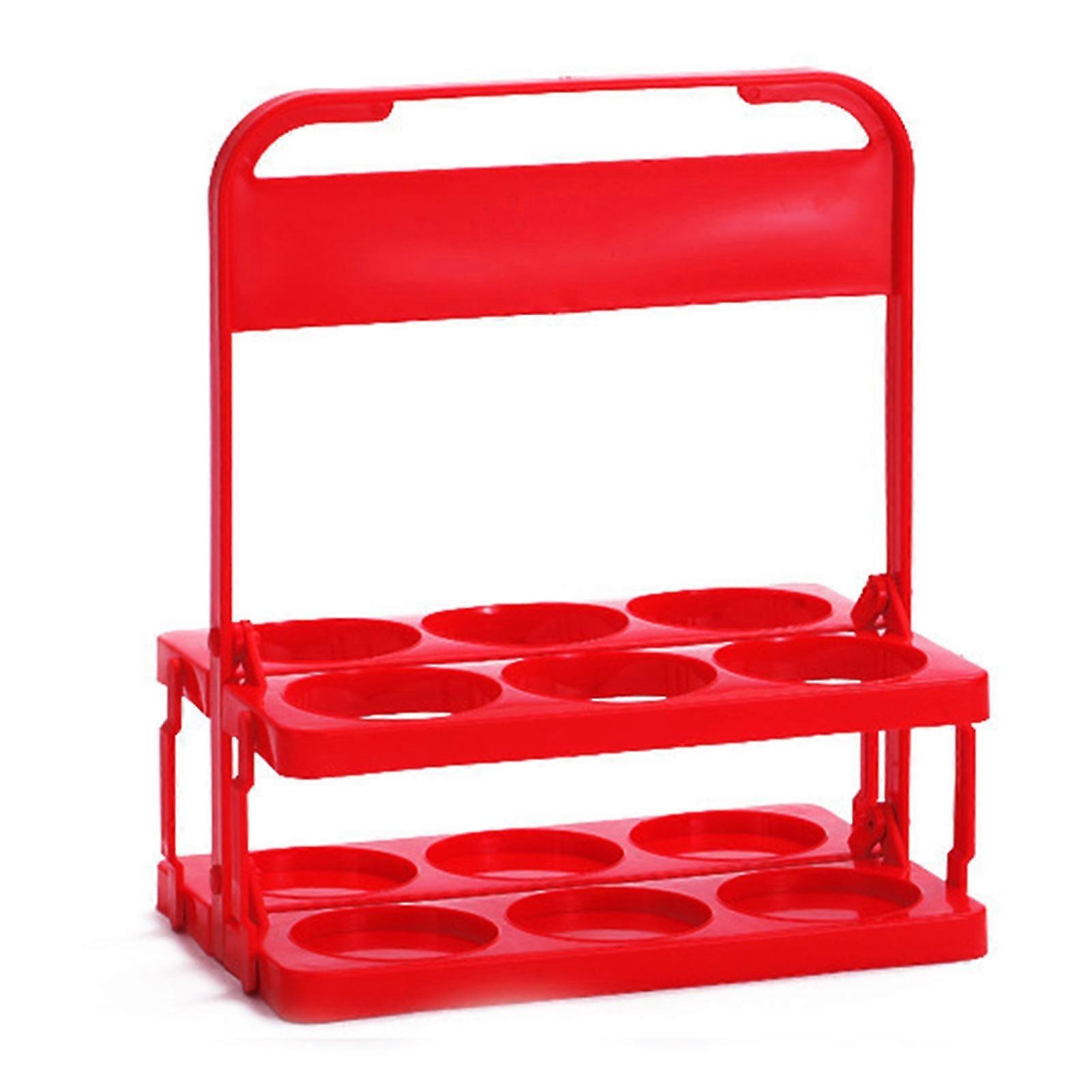 6 Cells Beer Carrier Plastic Folding Design Cans Holding Container For Wine Beer Soda-c