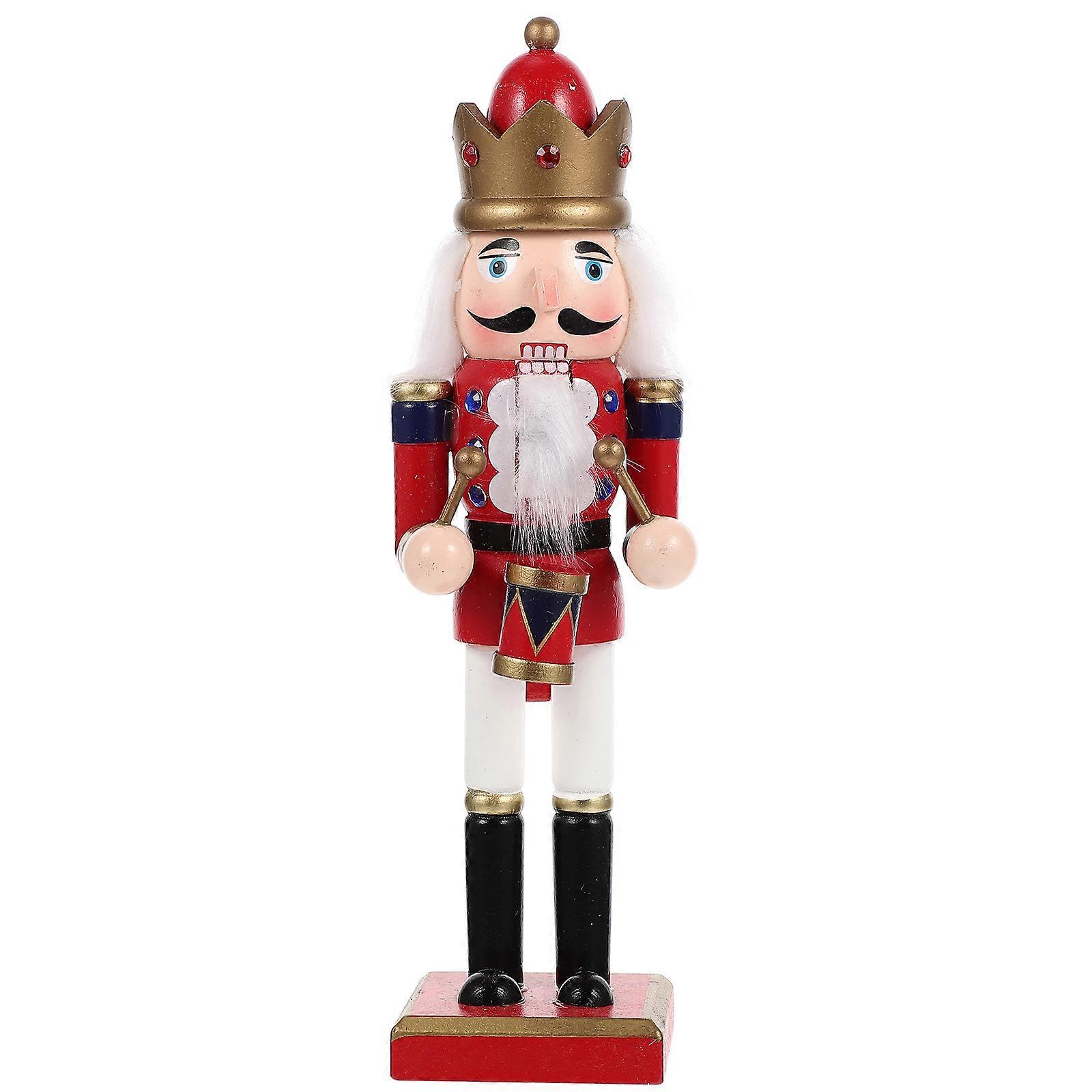 Nutcracker Soldier Decor Christmas Nutcracker Figure Wooden Nutcracker Soldier